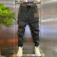 Corduroy กางเกงผู้ชายขนาดเล็กฟุต Harem กางเกง Street Hip Hop กางเกง Slim Fit กลางแจ้ง Joggers Sweatpant ฤดูใบไม้ผลิฤดูใบไม้ร่วงเสื้อผ้า...