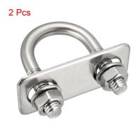 Uxcell New Hot 2pcs M8 M10 U Bolt 25mm 27mm Inner Width U-Bolt with Nuts Frame Straps 304 Stainless Steel Fastener Nut Bolt