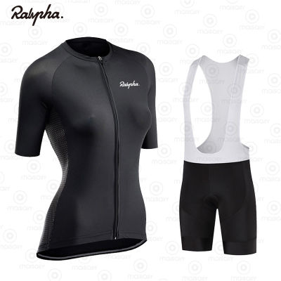 Pro Cycling Clothing Women Suit Team Mountain Bike Clothing Anti-UV Bicycle Wear Short Sleeve Cycling Jersey Set Ralvpha