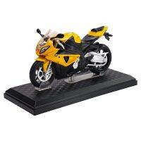 CCA 1:12 BMW S1000 RR Tricolor Allolor Motocross ได้รับใบอนุญาตของเล่นโมเดลรถจักรยานยนต์ของขวัญคอลเลกชันรถการหล่อแบบคงที่