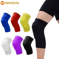 1/2Pcs Knee Support Brace Pads  Breathable Short Shockproof Honeycomb Football Volleyball Compression Kneepad Protector Gear Supports Braces