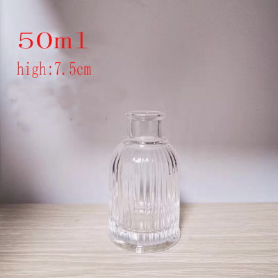 Hot 50Ml &amp; 100Ml Empty Super White Glass Material Birdcage Shape Glass Diffuser Bottle &amp; Aromatpy Bottles