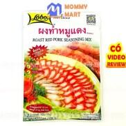 Bột Gia vị ướp thịt xá xíu Lobo Thái Lan gói 100g chế biến thịt thăn siêu