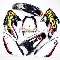 Motorcycle CRF70 sticker &amp; graphics plastic body kit for Honda CRF70 dirt pit bike Style Decals  Emblems