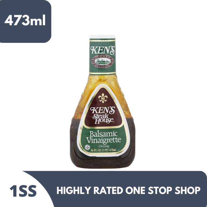 Ken's Steakhouse Balsamic Vinaigrette Dressing 473ml (Exp Aug 2, 2024