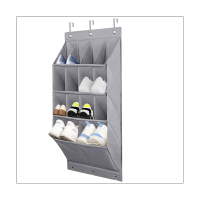 Shoes Organizer Rack 14 Grid for Room over Door Hanging Storage Holder Bedroom Shoes Storage Bag