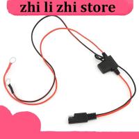 zhilizhi Store O-type Terminal to DC SAE connector Power Plug Line Fuse Automotive DIY Cable 18AWG Battery SAE DIY Cable Professional