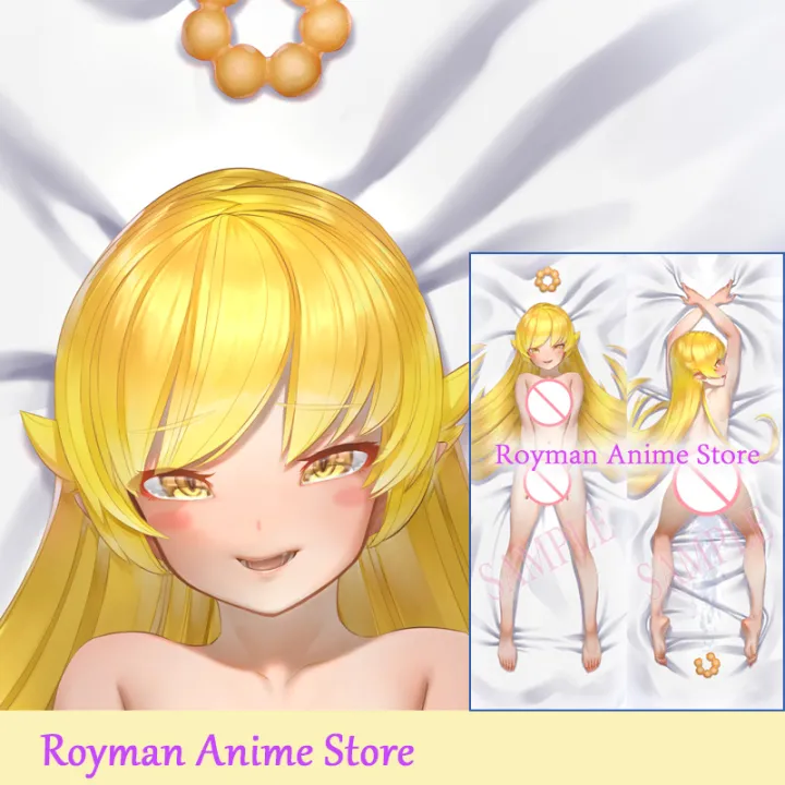 Dakimakura Anime Oshino Shinobu Monogatari Double Sided Print Life Size Body Pillow Cover