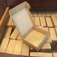 100pcs Kraft paper gift packaging box custom carton cardboard box handmade soap Jewelry Candy packages paper box small