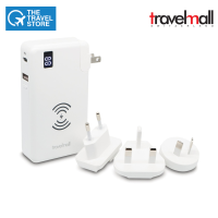 TRAVELMALL Digital Display Multi-Tool Adaptor มี Wireless Charger 10W และ Powerbank 10800mAh