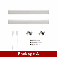 2pcs/lot LED Tube T5 T8 Lamp 5W 29cm 10W 58cm LED Cabinet Light 220V 230V 240V PVC Light Tube Kitchen Bar Lighting Strip