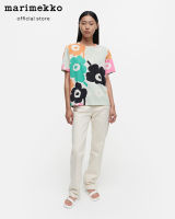 MARIMEKKO ERNA RELAXED PIENI UNIKKO Shirt T-shirt เสื้อยืดคอกลมลายดอกไม้ หลากสี