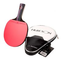 Carbon King 9.8 Table Tennis Racket Pimples In, 5-Ply Professional Ping Pong Paddle Long Handle with Carry Bag