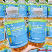 VIÊN UỐNG BỔ SUNG OMEGA 3-6-9 MEMBER S MARK SUPPORTS HEART HEALTH NHẬP MỸ