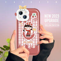 พร้อมเคสโทรศัพท์สำหรับ Xiaomi Redmi 12สาวเชอร์รี่สาวเคสโทรศัพท์มีลายเคสโทรศัพท์เลนส์โทรศัพท์มอนสเตอร์เปลือกนุ่มเคสโทรศัพท์มือถือกันกระแทกฝาครอบป้องกัน