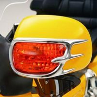 For Honda Goldwing 1800 2001 to 2017 GL 1800 GL1800 Gold Wing 1800 Motorcycle Mirror Back Accent Grilles Rearview Mirror Chrome