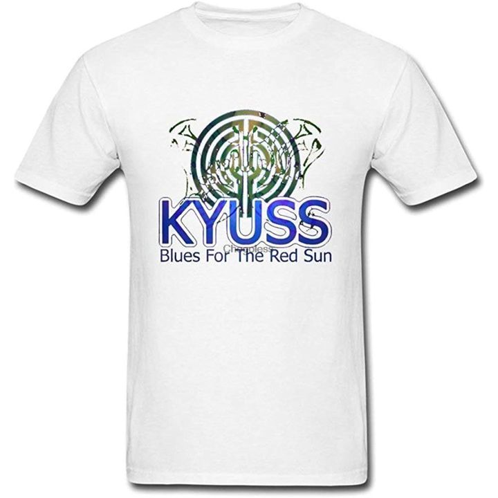 kaos-kyuss-wanita-เข้ารูปแบบปกติ-cotton30