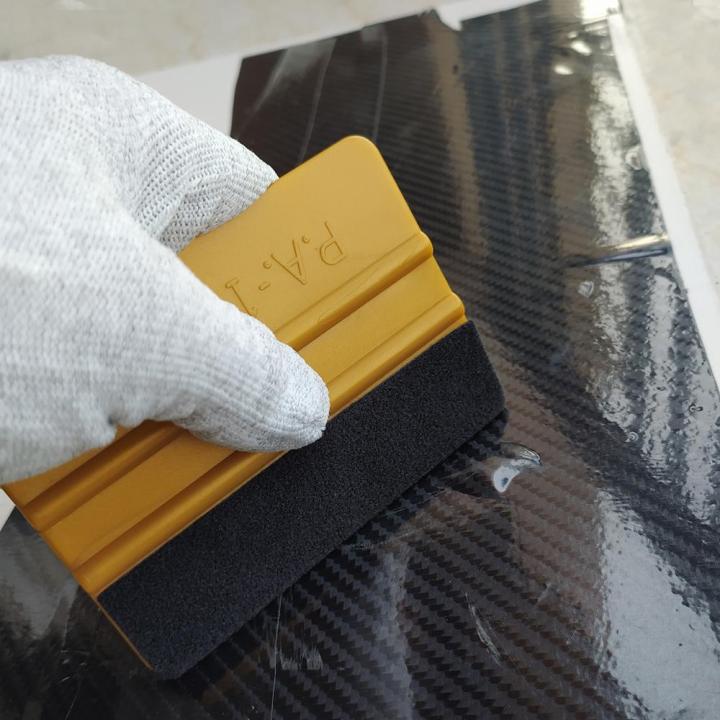 10pcs-gold-carbon-fiber-film-vinyl-wrapping-fabric-felt-squeegee-car-wrap-window-tint-tool-cleaning-scraper-sticker-remover-a62f
