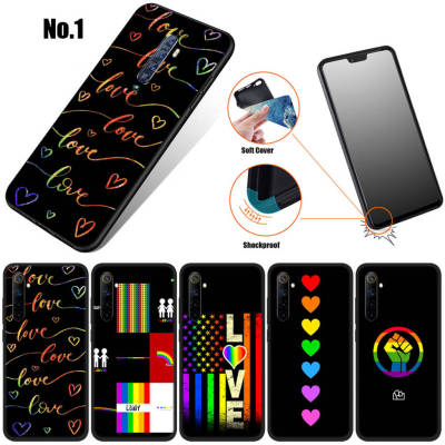73GNN Love is Love Rainbow LGBT อ่อนนุ่ม High Quality ซิลิโคน TPU Phone เคสโทรศัพท์ ปก หรับ Realme XT X2 A5 2 3 5 5S 5i 6 6i 7 7i 8 8S 8i 9 9i Pro Plus X Lite