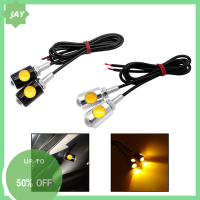 ?【Lowest price】Jay 1pcs LED โคมไฟรถจักรยานยนต์สัญญาณ super bright LED รถหมายเลขใบอนุญาตไฟตัดหมอก