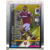 การ์ดนักฟุตบอล Michail Antonio 2022/23 การ์ดสะสม West ham united FC การ์ดนักเตะ เวสต์แฮมยูไนเต็ด เวสแฮม