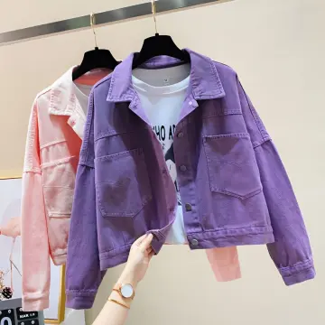 Purple 2025 spring jacket