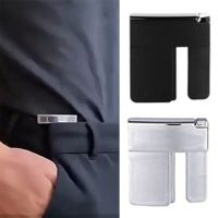 1PC Adjustment Buckle Removable Lazy Tighten The Waistband Pants Waist Buckle Clip Folding Elastic Belt Clip Sewing Supplies Haberdashery