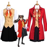 ชุดชุดนักเรียน Fate Stay Night Tohsaka Rinmatou Sakura เสื้อผ้าคอสเพลย์กำหนดเองด้วยรูปภาพ