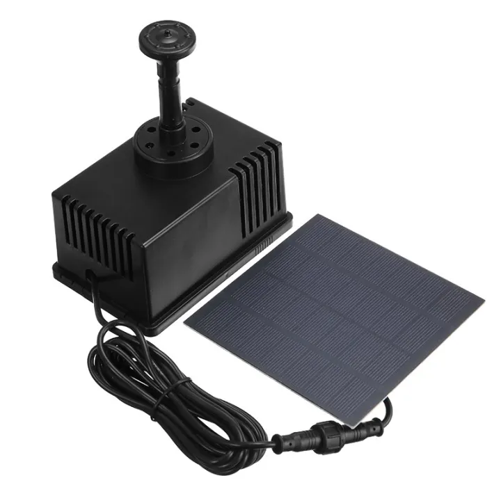 80L/H Solar Powered Water Pond Filter Pump Kit Garden Submersible Fish