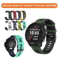 [HOT CHALIUIUILILXWE 607] กีฬาซิลิโคนสายสำหรับการ์มิน Forerunner 245/245M เปลี่ยนสายนาฬิกาอัจฉริยะสายนาฬิกาข้อมือสำหรับ Apple Watch ข้อมือสายสำหรับการ์มิน Forerunner