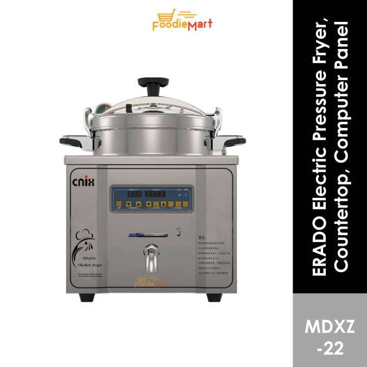 FOODIEMART ERADO MDXZ22 Electric Pressure Fryer, Countertop, Computer