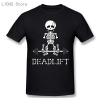 เสื้อยืดพิมพ์ลายแฟชั่น Summwe เสื้อยืดลําลอง ผ้าฝ้าย แขนสั้น พิมพ์ลาย Deadlift สไตล์คลาสสิก เหมาะกับการเล่นกล้าม เพาะกาย  UZEN