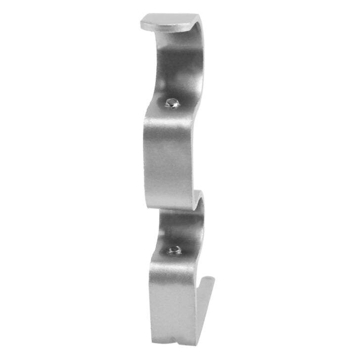 9pcs-curtain-rod-brackets-heavy-duty-double-rod-holders-durable-metal-curtain-rod-wall-brackets-with-screw-silver