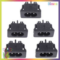 Bhece ปลั๊กตัวเมียติดเต้าเสียบไฟ AC 2Pin 5A AC250V ใหม่5ชิ้น