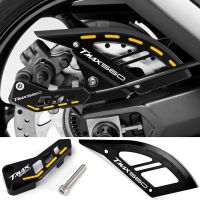 ☈۞▲ t-max560 Rear Brake Disc Guard For yamaha tmax 560 accessories tmax560 techmax T-MAX 560 motorcycle protection Brake Line Clamps