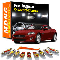 MDNG 11Pcs Canbus ไม่มีข้อผิดพลาดสำหรับ Jaguar XK XKR 2007-2011 2012 2013 2014 2015 LED ภายในโดมแผนที่หลอดไฟชุดรถอุปกรณ์เสริม