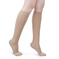 【HOT】☍ Hh Toe Compression Stockings for Woman Men Class 2 Knee Calf Support Socks Graduated Pressure 23-32mmHg