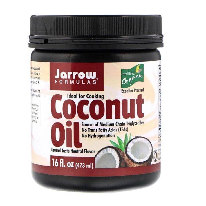 Now the Jarrow Formulas special coconut cooking oil squeeze consumption