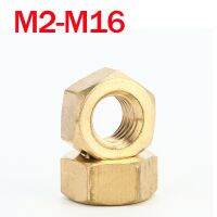 M2 M2.5 M3 M4 M5 M6 M8 M10 M12 M14 M16 Brass Hex Metric Hexagonal Nuts Threaded Hexagon Copper Insert Nut