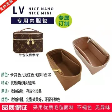 Felt Insert for L V Monogram Nice NANO / Bag Organizer / Nice 