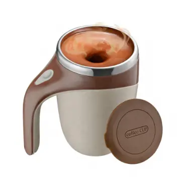 Lazy Smart Mixer Stainless Steel New Mark Cup Magnetic Rotating Blender  Auto Stirring Cup Coffee Milk Mixing Cup Warmer Bottle