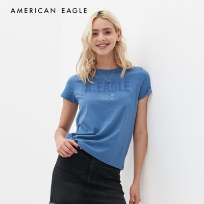 American Eagle Slim Classic Tee เสื้อยืด ผู้หญิง สลิม คลาสสิค (NWTS 037-8743-410)