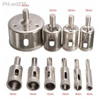 10PCS/Set Diamond Glass Drill Bit 6mm-30mm Core Use For Glass Marble Ceramic Tile Hole Saw Cutter Opener Drilling Tool Accessory