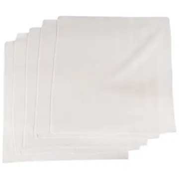 Muslin Cloths for Cooking, Pack of 5 (50X50CM), Unbleached, Cotton Reusable  and Washable Cheese Cloths for Straining 