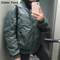 Sister Fara 2022 Spring Autumn Women Baseball Jackets Loose Basic Coat Female Outwear Jacket Woman Zipper Loose Bomber Jacket