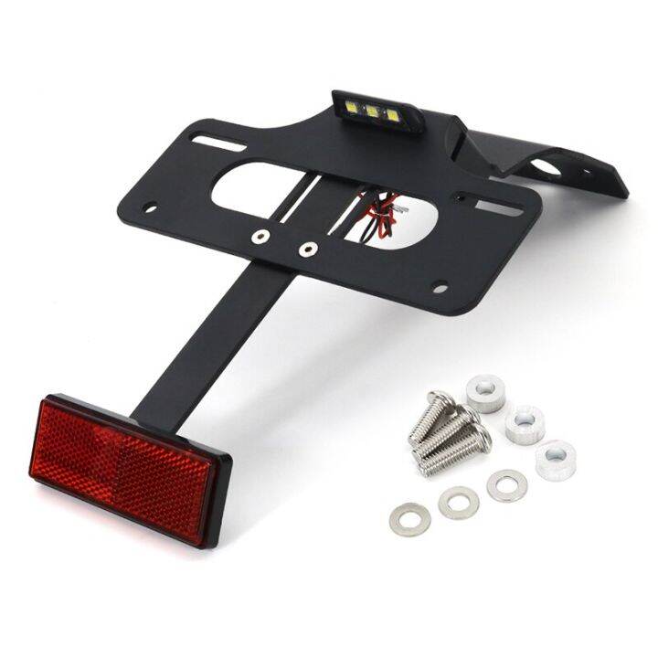Motorcycle License Plate Holder Rear Tail Tidy Fender Eliminator