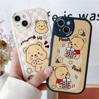 การ์ตูนน่ารัก Winnie The Pooh โทรศัพท์มือถือสำหรับ Samsung S20 S21 S22 Plus S20 S21 S22 Ultra โทรศัพท์กันกระแทกสำหรับ Samsung S21FE S20FE A70 71 73 30S 51 52 53กลับ Shell