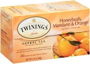 Trà Twinings Honeybush, Mandarin & Orange vị cam quýt và cây mật hộp 20 gói