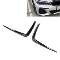 【DT】2pcs Car-styling Front Bumper Splitter Vent Canard Trim Left Right Glossy Black for BMW 3 Series G20 G21 M Sport 2019-2022  hot