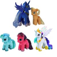 TY Sparkle Pony Princess Luna Cadance Apple Jack Celestia Unicorns Plush Stuffed Animal Collectible Soft Doll Toy Christmas Gift